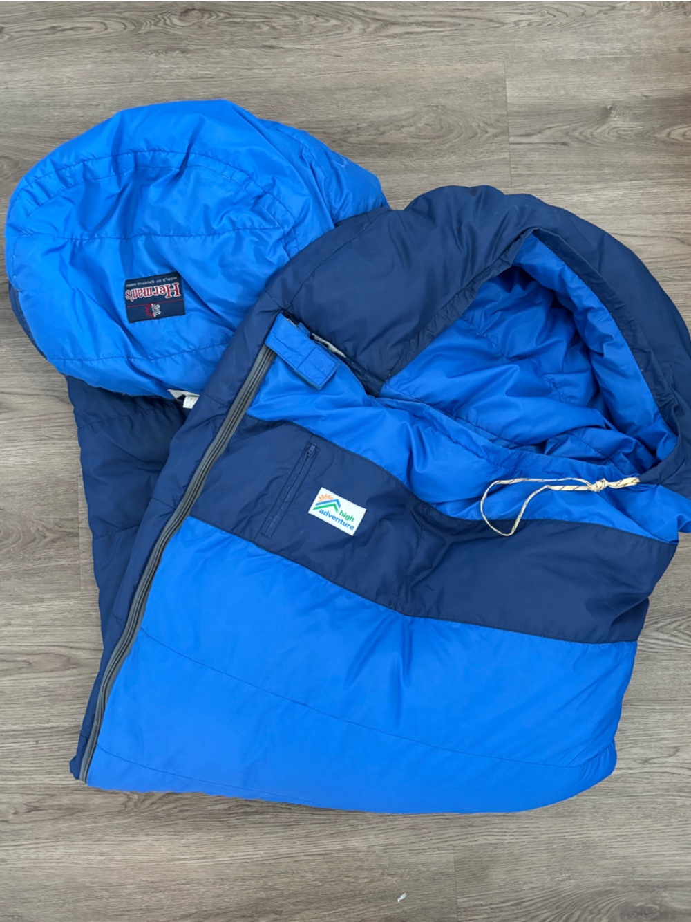 Vintage Herman’s high adventure Down Filled Below Freezing Camping Sleeping Bag - Picture 5 of 10